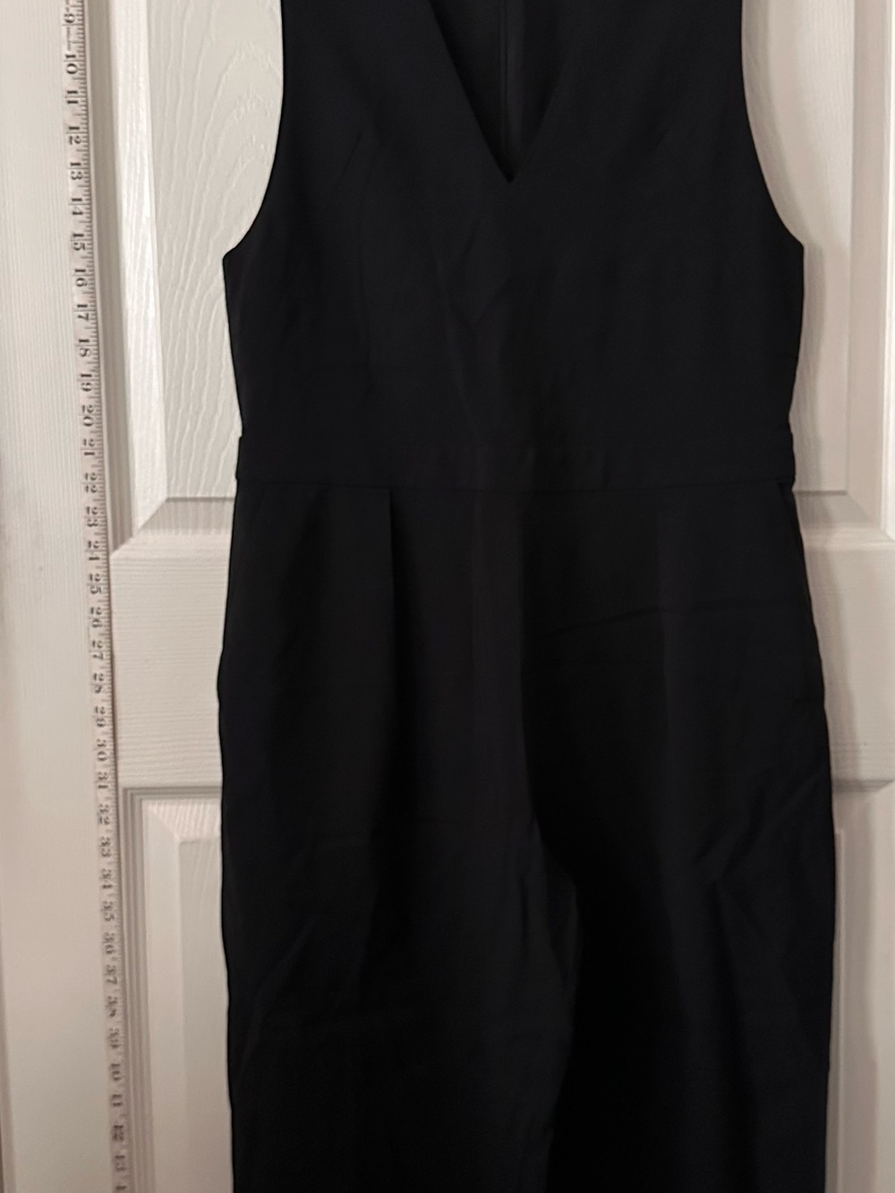Label indicates fabric and brand